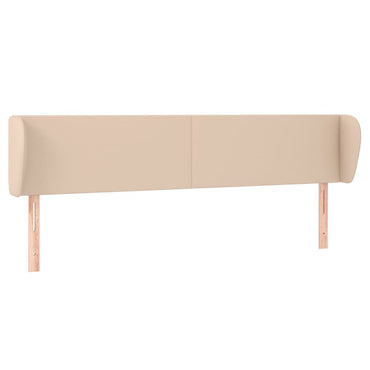 vidaXL Kopfteil mit Ohren Cappuccino-Braun 163x23x78/88 cm Kunstleder