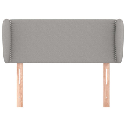 vidaXL Kopfteil mit Ohren Hellgrau 83x23x78/88 cm Stoff