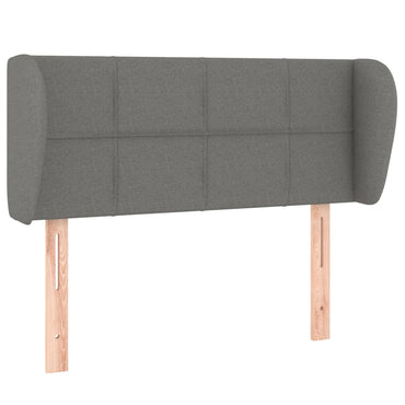 vidaXL Kopfteil mit Ohren Dunkelgrau 103x23x78/88 cm Stoff