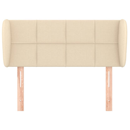 vidaXL Kopfteil mit Ohren Creme 103x23x78/88 cm Stoff