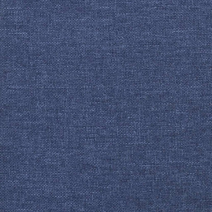 vidaXL Kopfteil mit Ohren Blau 183x23x78/88 cm Stoff