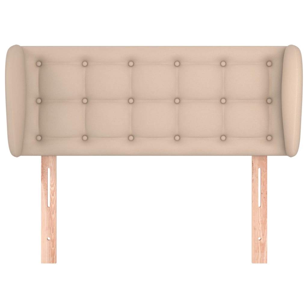 vidaXL Tête de lit à oreilles Cappuccino 83x23x78/88 cm Similicuir