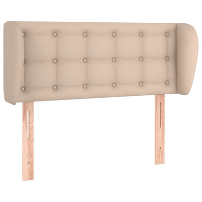 vidaXL Tête de lit à oreilles marron cappuccino 103x23x78/88 cm similicuir