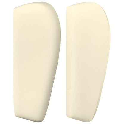vidaXL Tête de lit à oreilles Crème 147x23x78/88 cm Similicuir
