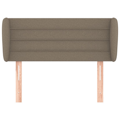 vidaXL Kopfteil mit Ohren Taupe 93x23x78/88 cm Stoff