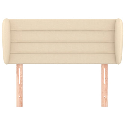 vidaXL Kopfteil mit Ohren Creme 93x23x78/88 cm Stoff