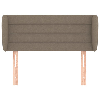 Kopfteil mit Ohren Taupe 103x23x78/88 cm Stoff