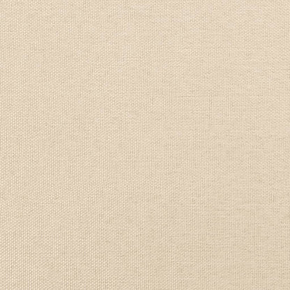 vidaXL Kopfteil mit Ohren Creme 203x23x78/88 cm Stoff
