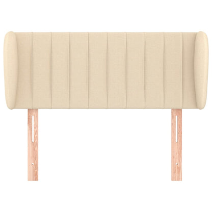 vidaXL Kopfteil mit Ohren Creme 93x23x78/88 cm Stoff