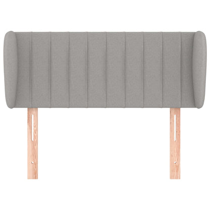 vidaXL Kopfteil mit Ohren Hellgrau 103x23x78/88 cm Stoff