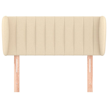 vidaXL Kopfteil mit Ohren Creme 103x23x78/88 cm Stoff