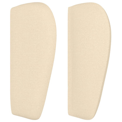 vidaXL Kopfteil mit Ohren Creme 93x23x78/88 cm Stoff