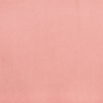 vidaXL Kopfteil mit Ohren Rosa 203x23x78/88 cm Samt