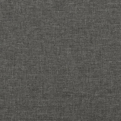 vidaXL Kopfteil mit Ohren Dunkelgrau 83x23x118/128 cm Stoff