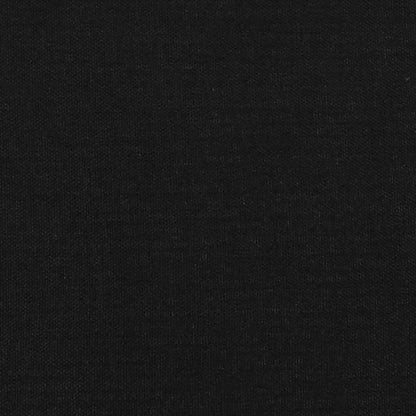 vidaXL Kopfteil mit Ohren Schwarz 83x23x118/128 cm Stoff