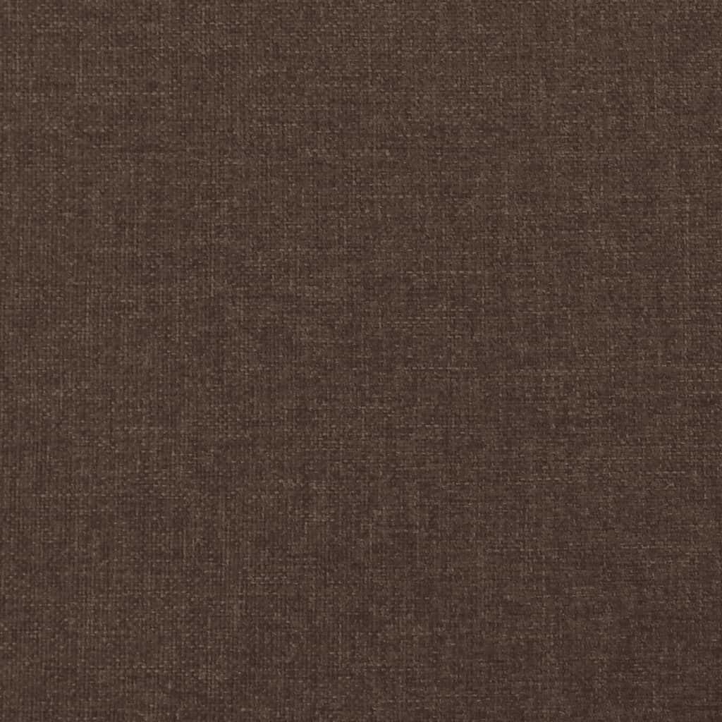 vidaXL Kopfteil mit Ohren Dunkelbraun 83x23x118/128 cm Stoff