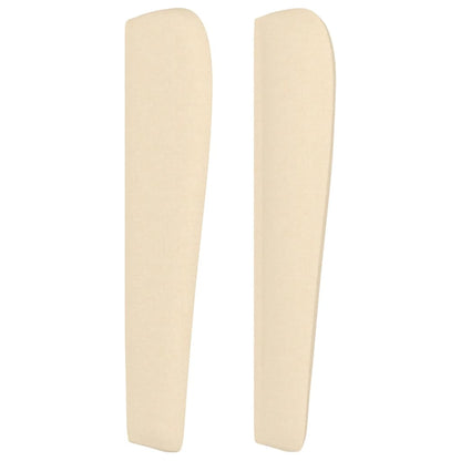 vidaXL Kopfteil mit Ohren Creme 83x23x118/128 cm Stoff