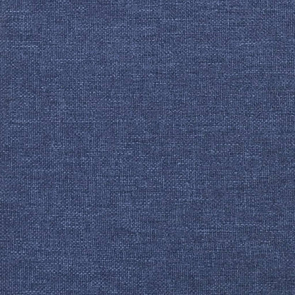 vidaXL Kopfteil mit Ohren Blau 83x23x118/128 cm Stoff
