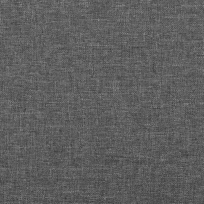 vidaXL Kopfteil mit Ohren Dunkelgrau 93x23x118/128 cm Stoff