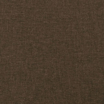 vidaXL Kopfteil mit Ohren Dunkelbraun 93x23x118/128 cm Stoff