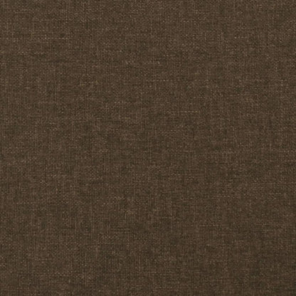 vidaXL Kopfteil mit Ohren Dunkelbraun 103x23x118/128 cm Stoff