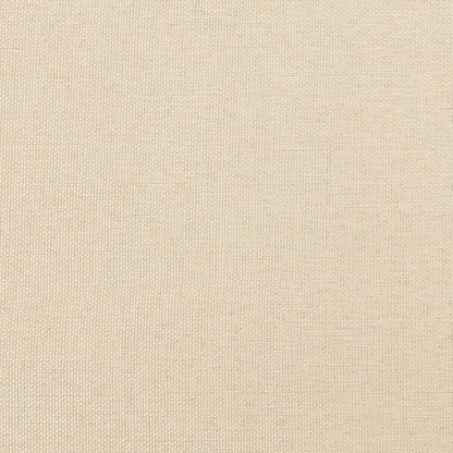 vidaXL Kopfteil mit Ohren Creme 147x23x118/128 cm Stoff