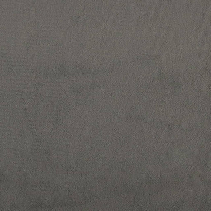 vidaXL Kopfteil mit Ohren Dunkelgrau 147x23x118/128 cm Samt