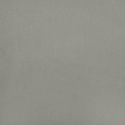 vidaXL Kopfteil mit Ohren Hellgrau 183x23x118/128 cm Samt