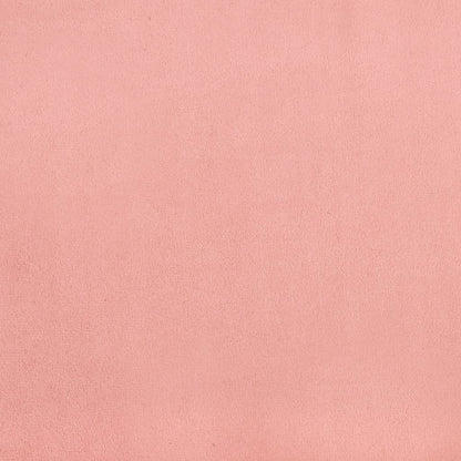 vidaXL Kopfteil mit Ohren Rosa 183x23x118/128 cm Samt