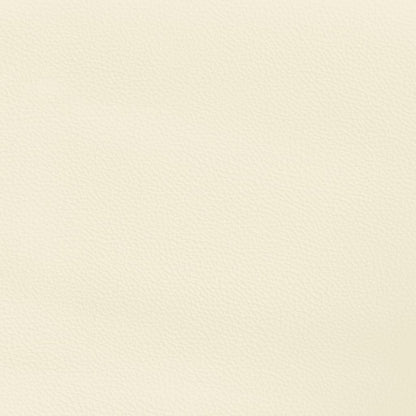 vidaXL Kopfteil mit Ohren Creme 103x23x118/128 cm Kunstleder