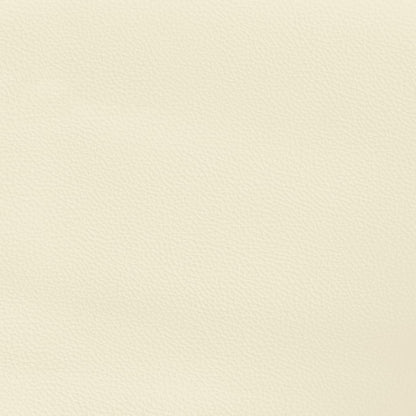 vidaXL Kopfteil mit Ohren Creme 163x23x118/128 cm Kunstleder