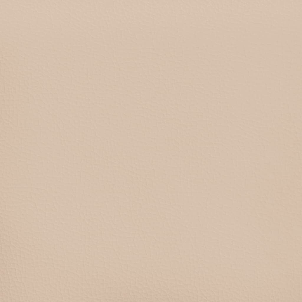 vidaXL Kopfteil mit Ohren Cappuccino-Braun 183x23x118/128cm Kunstleder