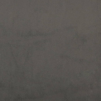 vidaXL Kopfteil mit Ohren Dunkelgrau 93x23x118/128 cm Samt