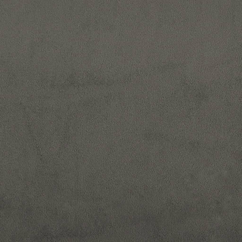vidaXL Kopfteil mit Ohren Schwarz 163x23x118/128 cm Samt