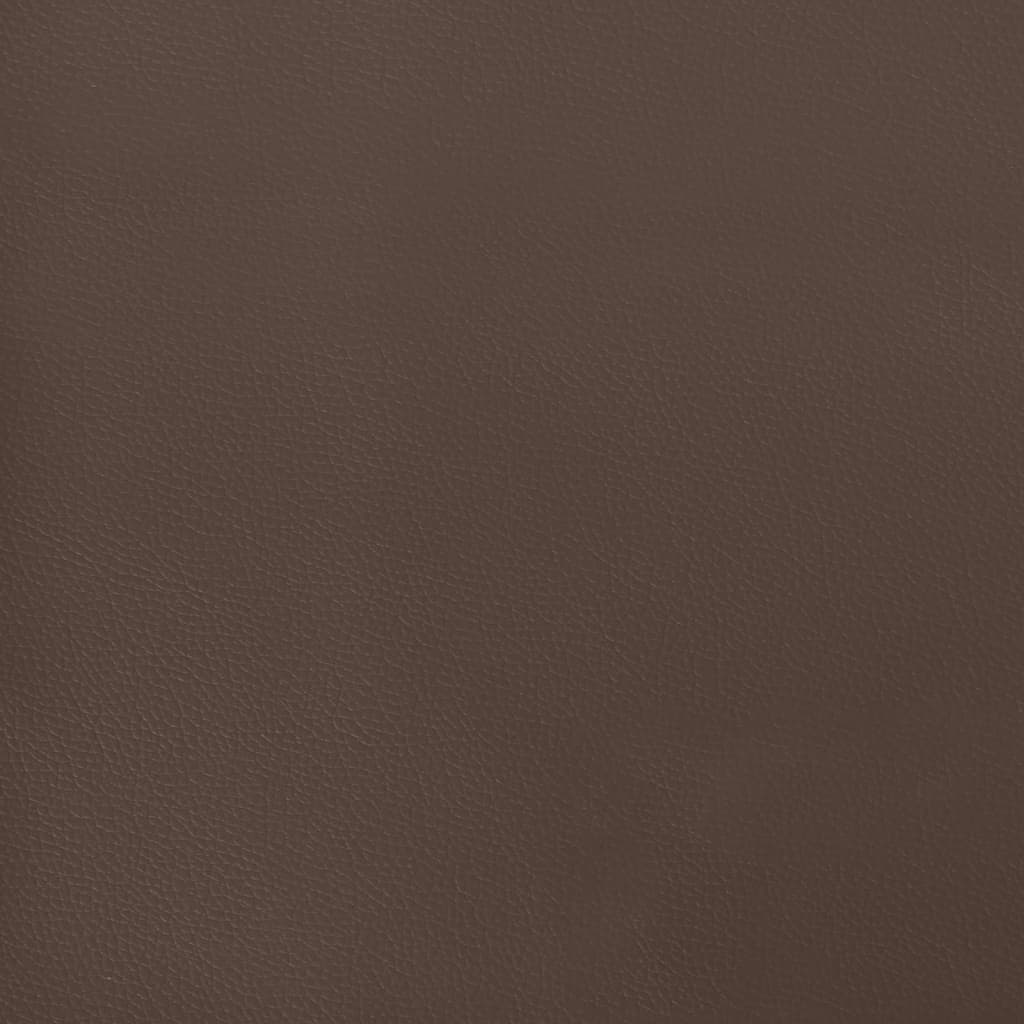 vidaXL Kopfteil mit Ohren Dunkelbraun 103x23x118/128 cm Stoff