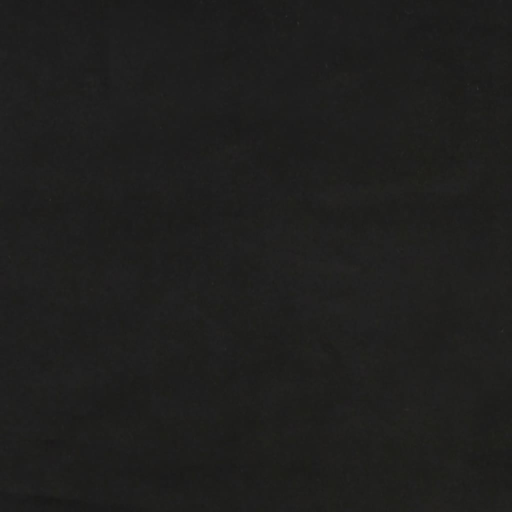 vidaXL Kopfteil mit Ohren Schwarz 163x23x118/128 cm Samt