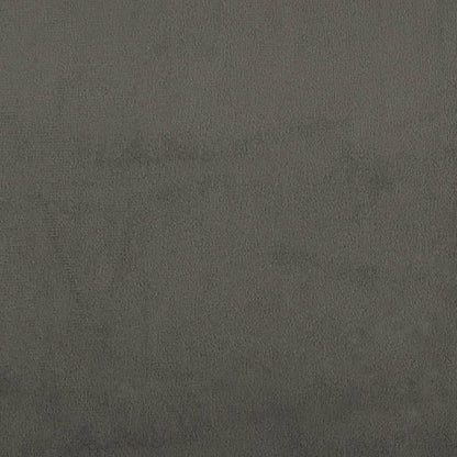 vidaXL Tête de lit à oreilles Gris foncé 93x23x118/128 cm Velours