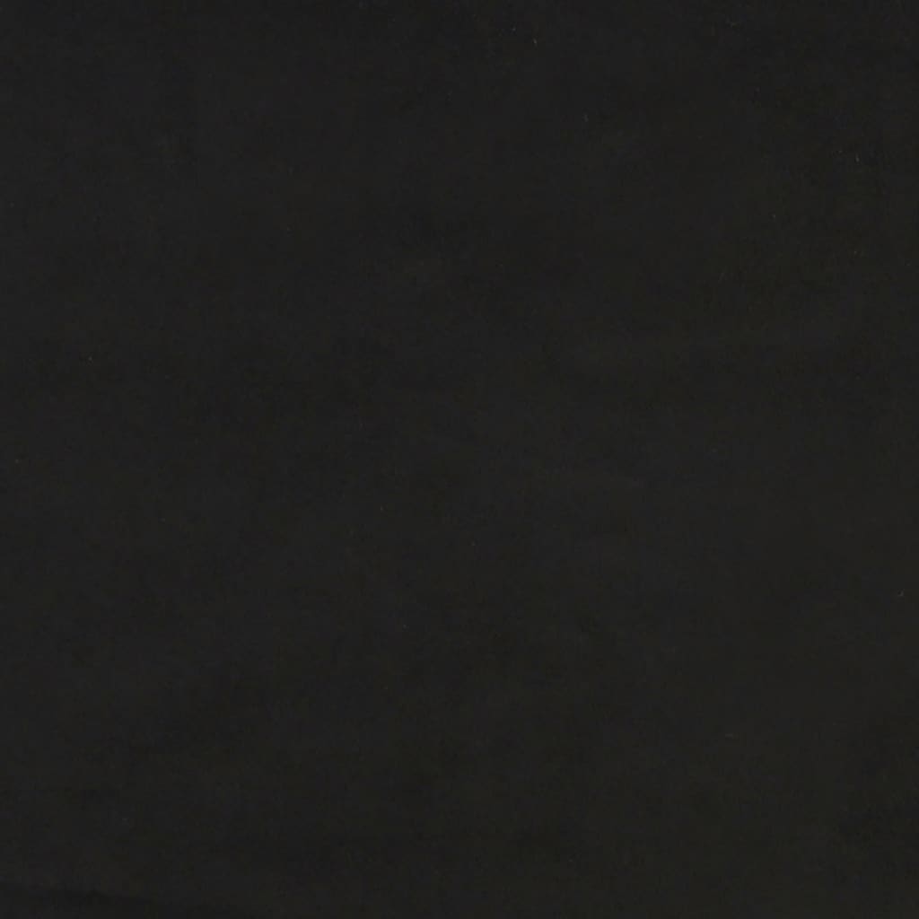 vidaXL Kopfteil mit Ohren Schwarz 83x23x118/128 cm Samt