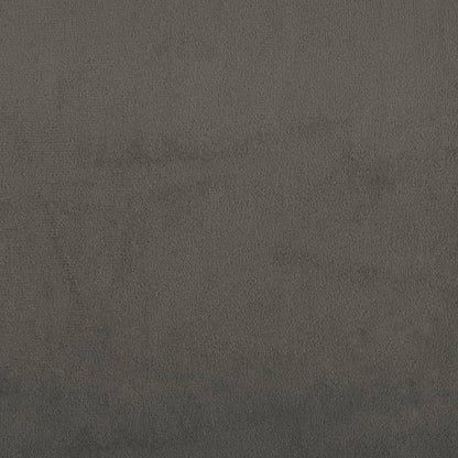 vidaXL Kopfteil mit Ohren Dunkelgrau 83x23x118/128 cm Samt