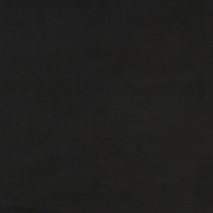 vidaXL Kopfteil mit Ohren Schwarz 83x23x118/128 cm Samt