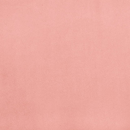 vidaXL Kopfteil mit Ohren Rosa 183x23x118/128 cm Samt
