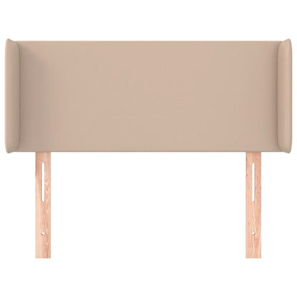 vidaXL Kopfteil mit Ohren Cappuccino-Braun 83x16x78/88 cm Kunstleder