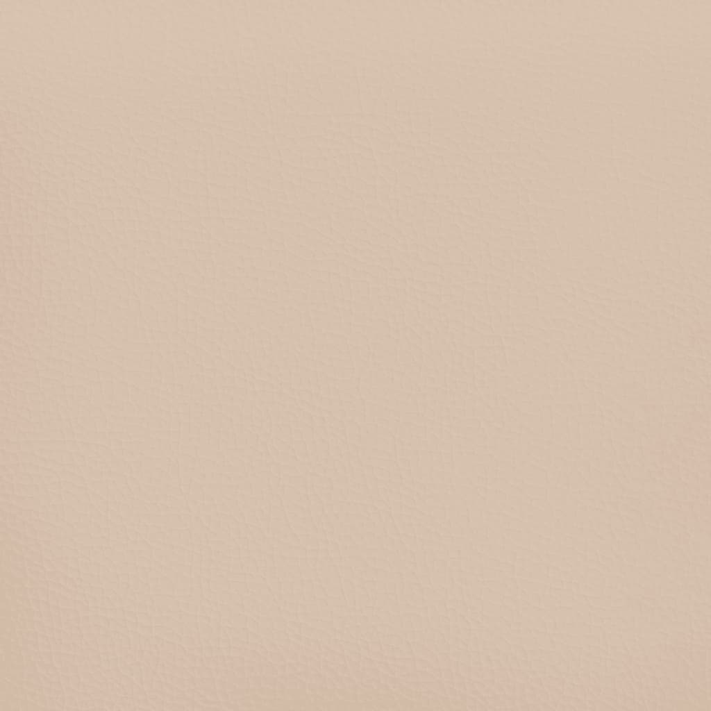 vidaXL Kopfteil mit Ohren Cappuccino-Braun 83x16x78/88 cm Kunstleder