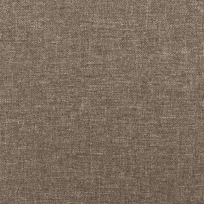 vidaXL Kopfteil mit Ohren Taupe 163x16x78/88 cm Stoff