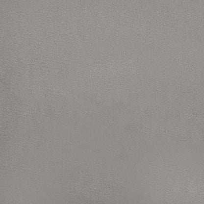 vidaXL Kopfteil mit Ohren Hellgrau 163x16x78/88 cm Samt
