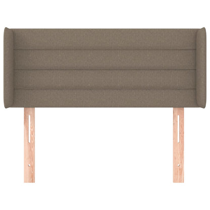 vidaXL Kopfteil mit Ohren Taupe 83x16x78/88 cm Stoff