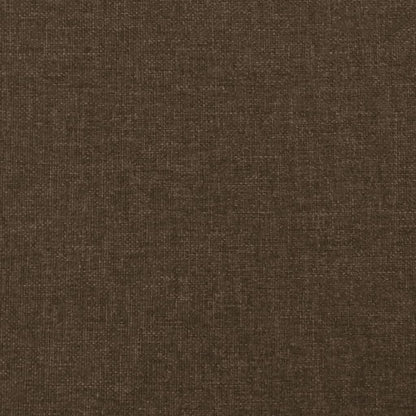 vidaXL Kopfteil mit Ohren Dunkelbraun 183x16x78/88 cm Stoff
