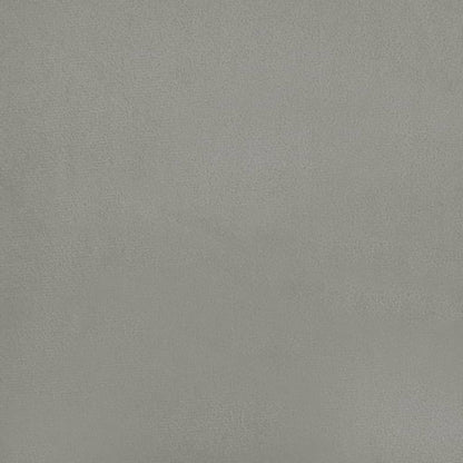 vidaXL Kopfteil mit Ohren Hellgrau 183x16x78/88 cm Samt