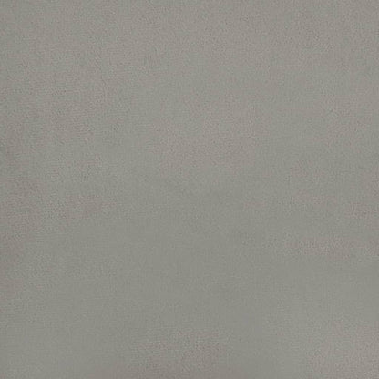 vidaXL Kopfteil mit Ohren Hellgrau 103x16x118/128 cm Samt