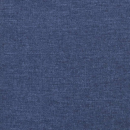 vidaXL Kopfteil mit Ohren Blau 93x16x118/128 cm Stoff